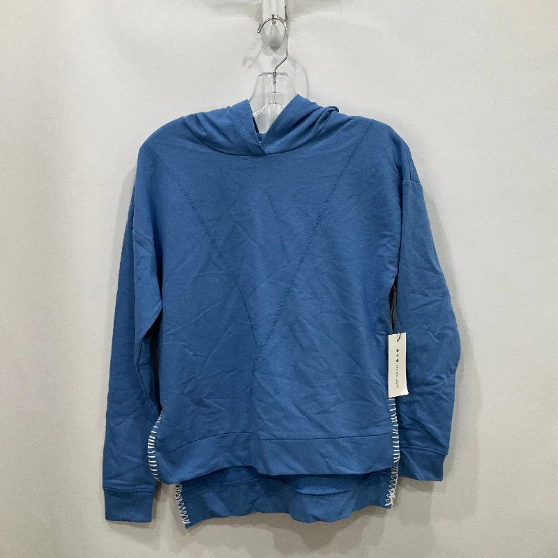 Sweatshirt Hoodie By Three Dots In Blue, Size: Xs Elegant Men's Formal 