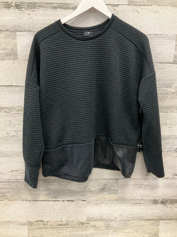 Athletic Sweatshirt Crewneck By Nike In Black, Size: M Artistic Men's Hand