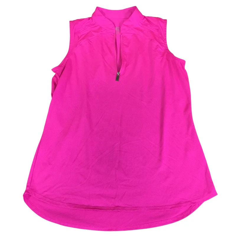 Athletic Tank Top By Tail In Pink, Size: Xs Trendy Men's Bucket