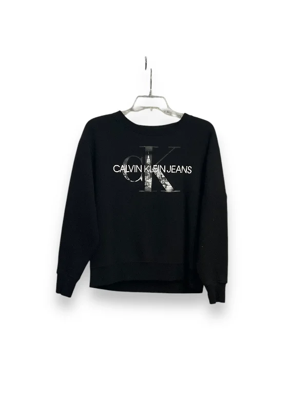 Sweatshirt Crewneck By Calvin Klein Performance In Black, Size: Xs Refined Men's European