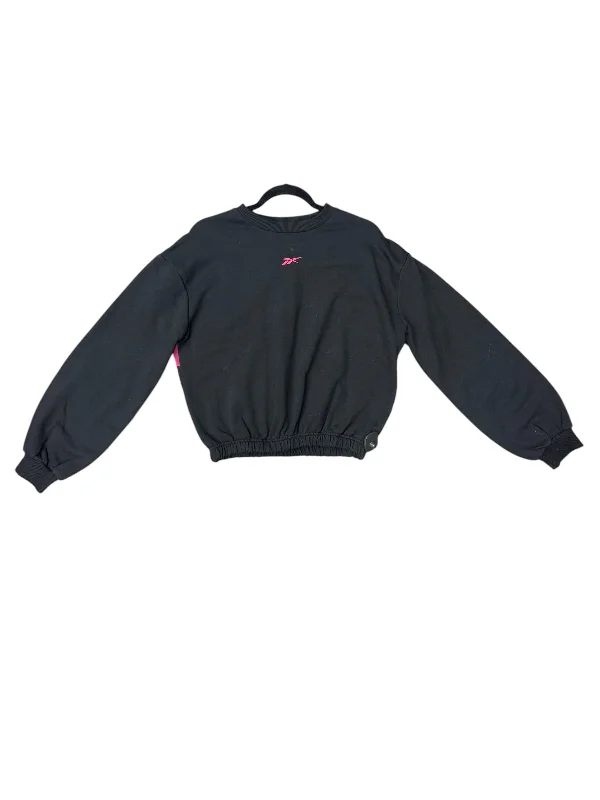 Sweatshirt Collar By Reebok In Black, Size: M Business