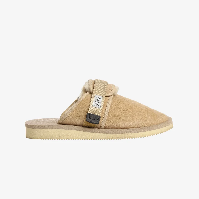 Zavo-Mab Shearling Mules Laid