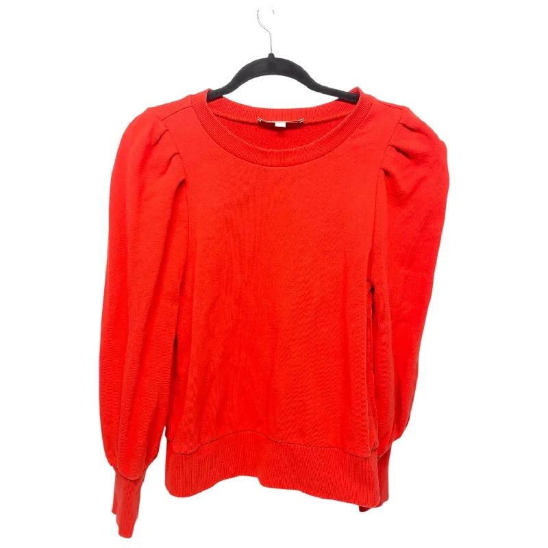 Sweatshirt Crewneck By Loft In Orange, Size: S Refined Men's European