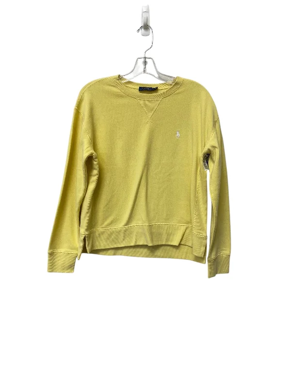 Sweatshirt Crewneck By Polo Ralph Lauren In Yellow, Size: S Bohemian Men's Free