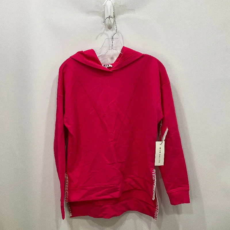 Sweatshirt Hoodie By Three Dots In Pink, Size: S Business